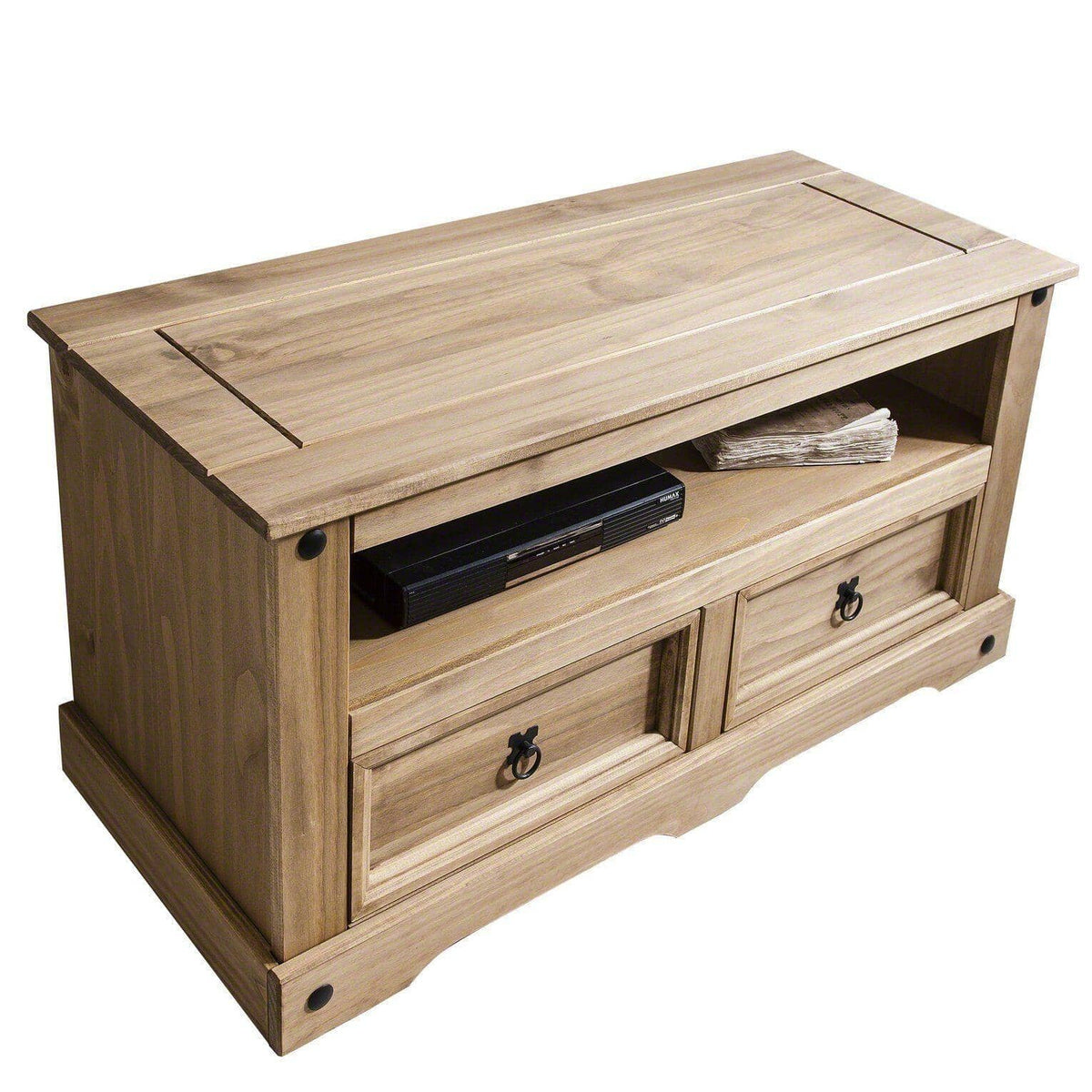 Solid Wood TV Unit - Pine - Laura James