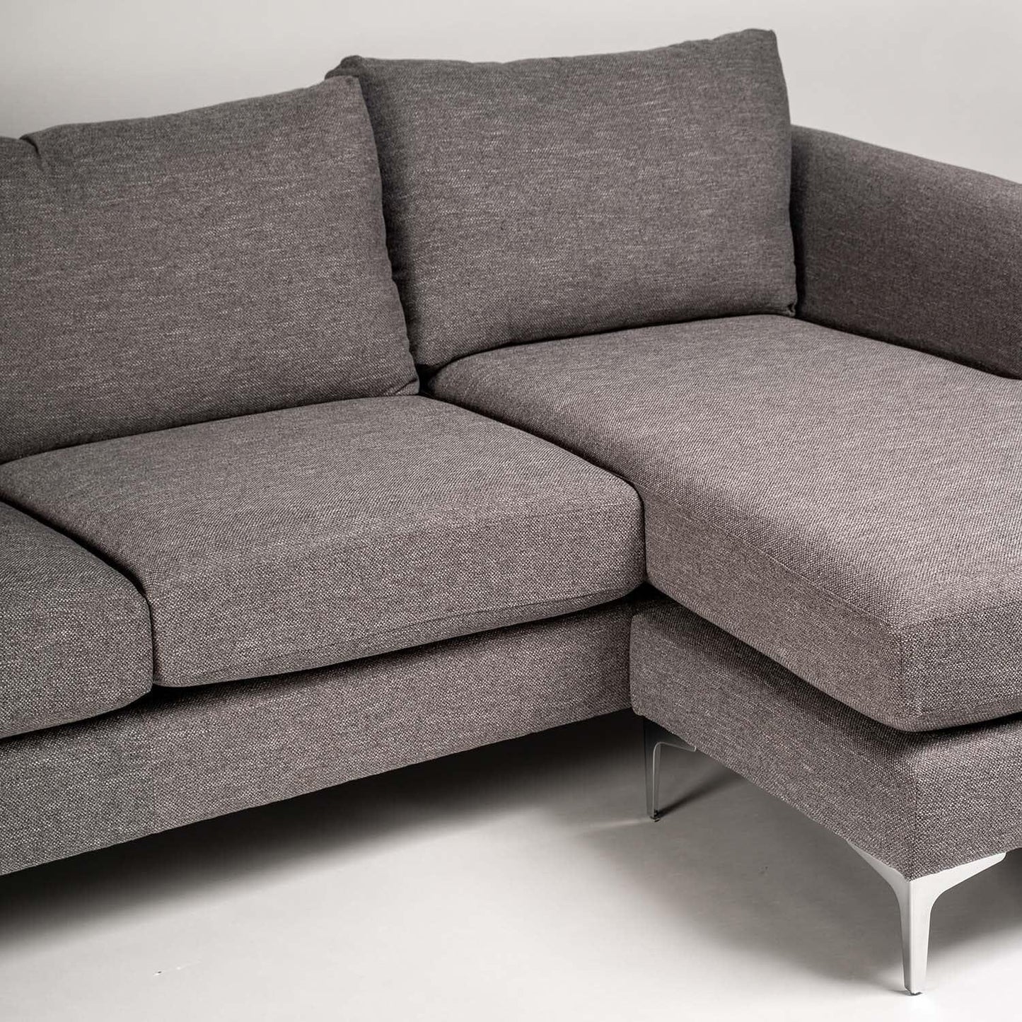 Taylor Grey Corner Sofa - Laura James
