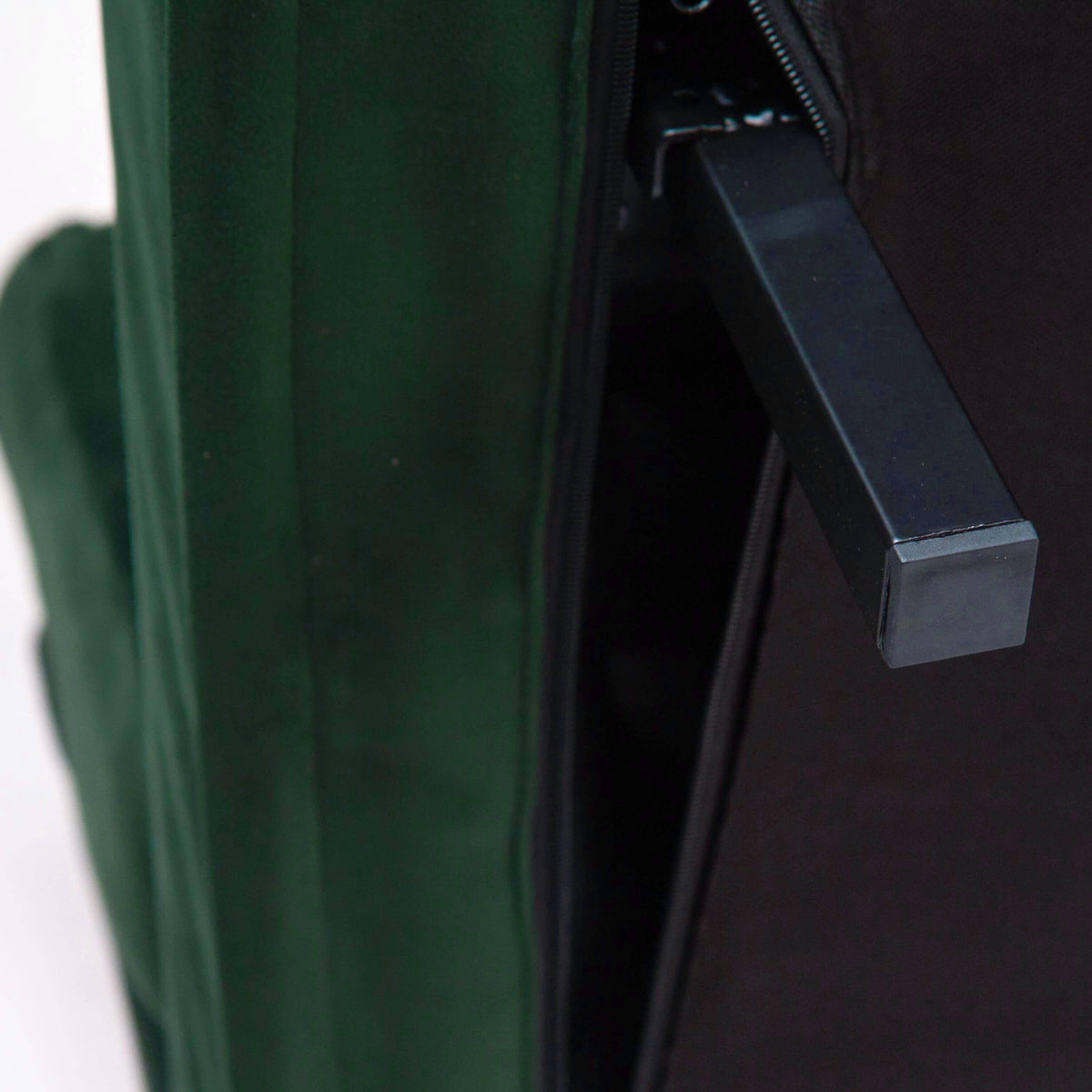 Una Green Velvet Double Sofa Bed