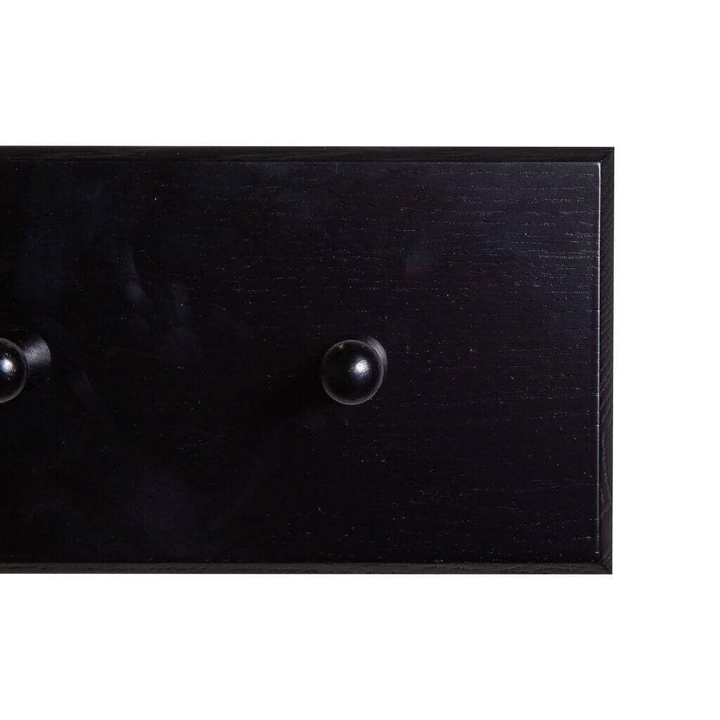 Willow Wooden Coat Rack - Black - Laura James