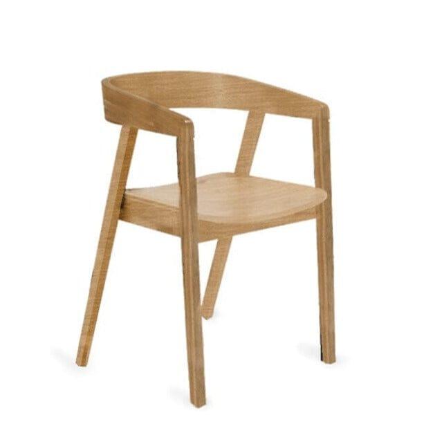 Oak Ella Wooden Armchair - Set of 2 - Laura James