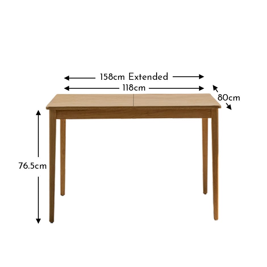 Paul Whitewash Extending Dining Table - Laura James