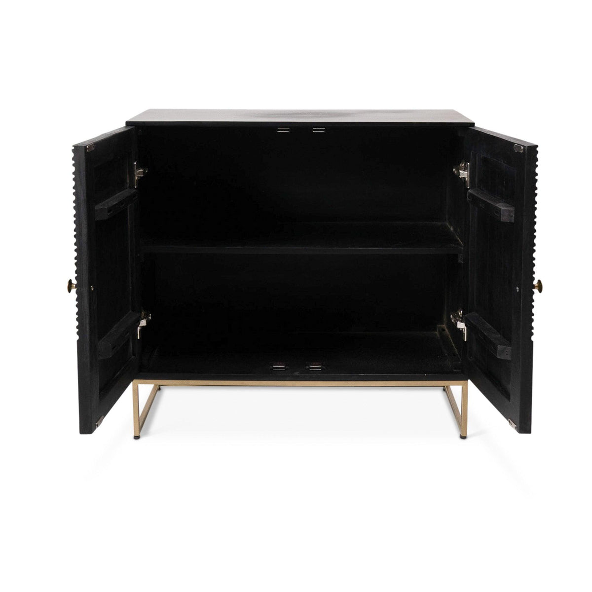 Rayna 2 Door Sideboard - Jet Black - Laura James