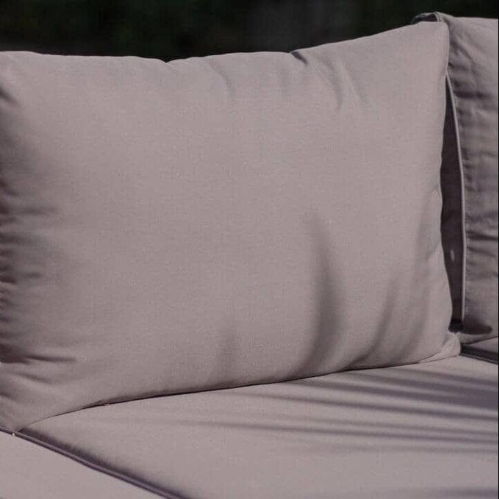 Rowan Arm Section Cushion Covers - Grey _ Laura James