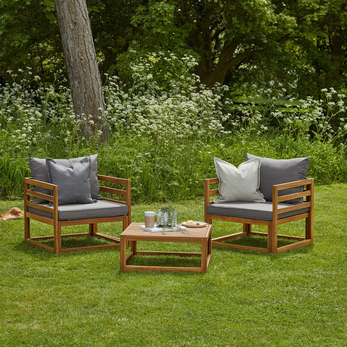 Rowan 2 Seater Sofa Set with 2 Armchairs and Coffee Table