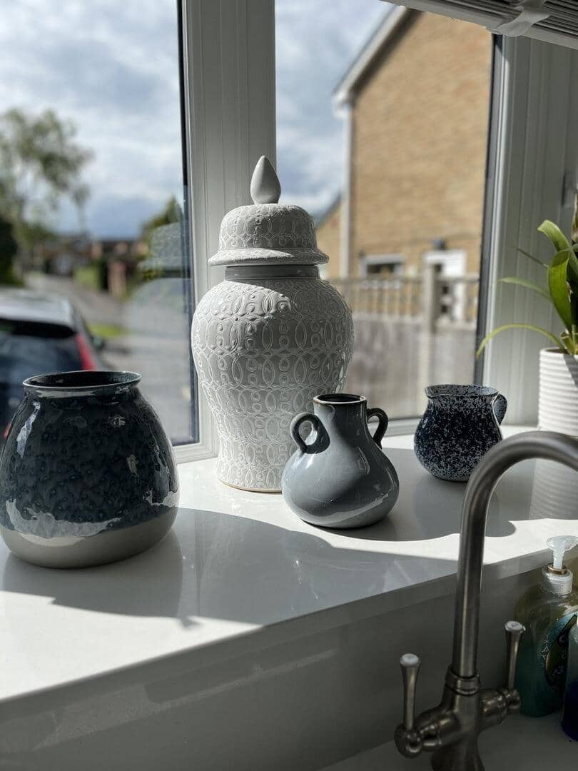 Ruthwell 16cm Ceramic Vase - Blue