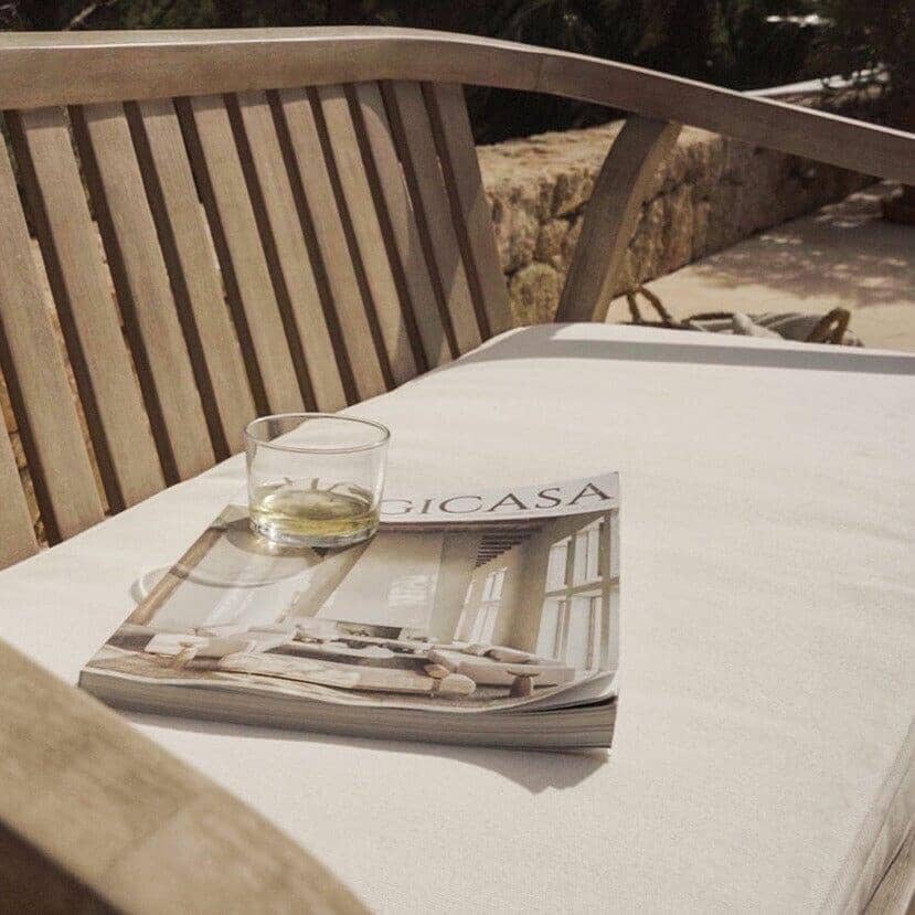 Shiro Wooden Garden Bench - Set of 2 - Laura James