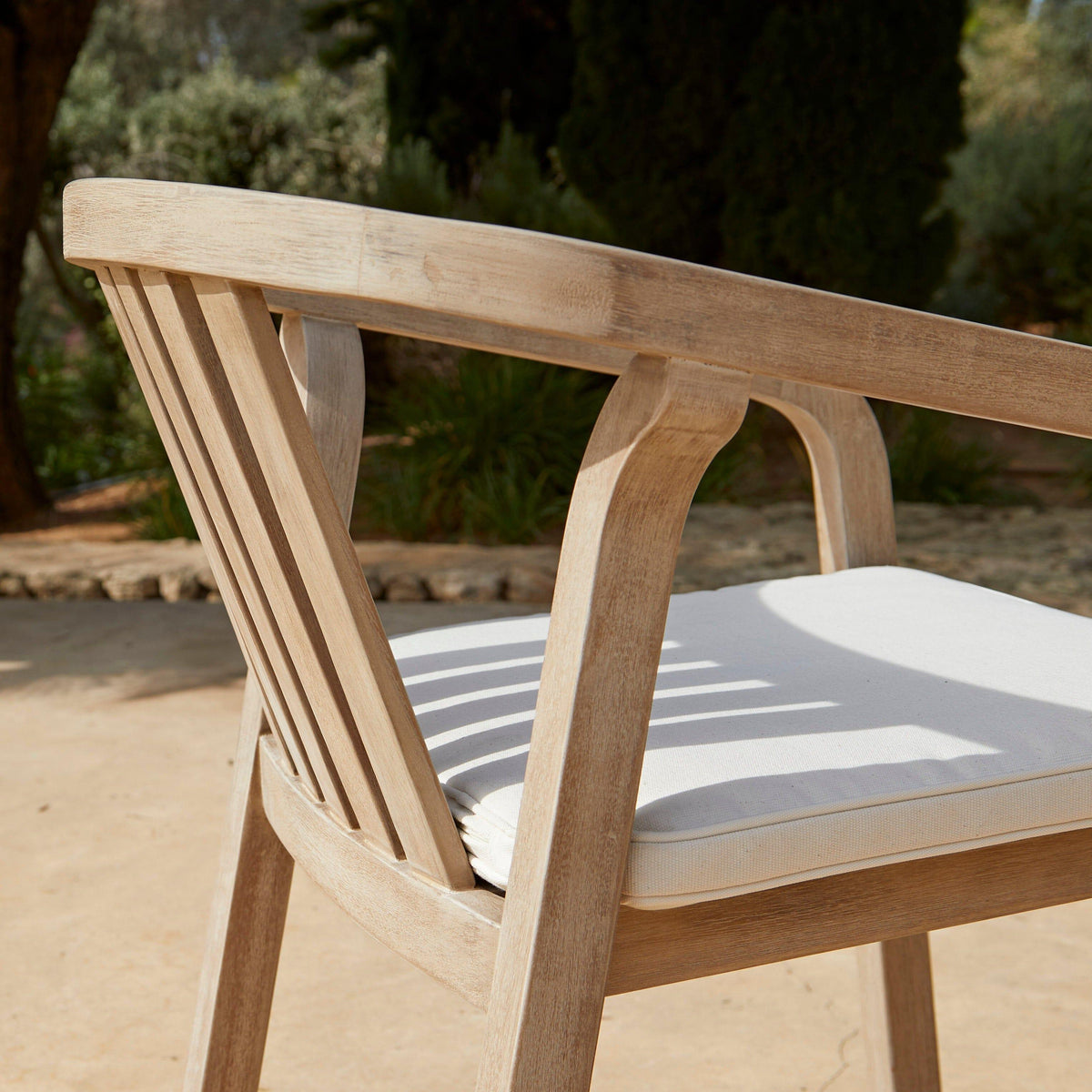 Shiro Wooden Garden Chair - Set of 2 - Laura James