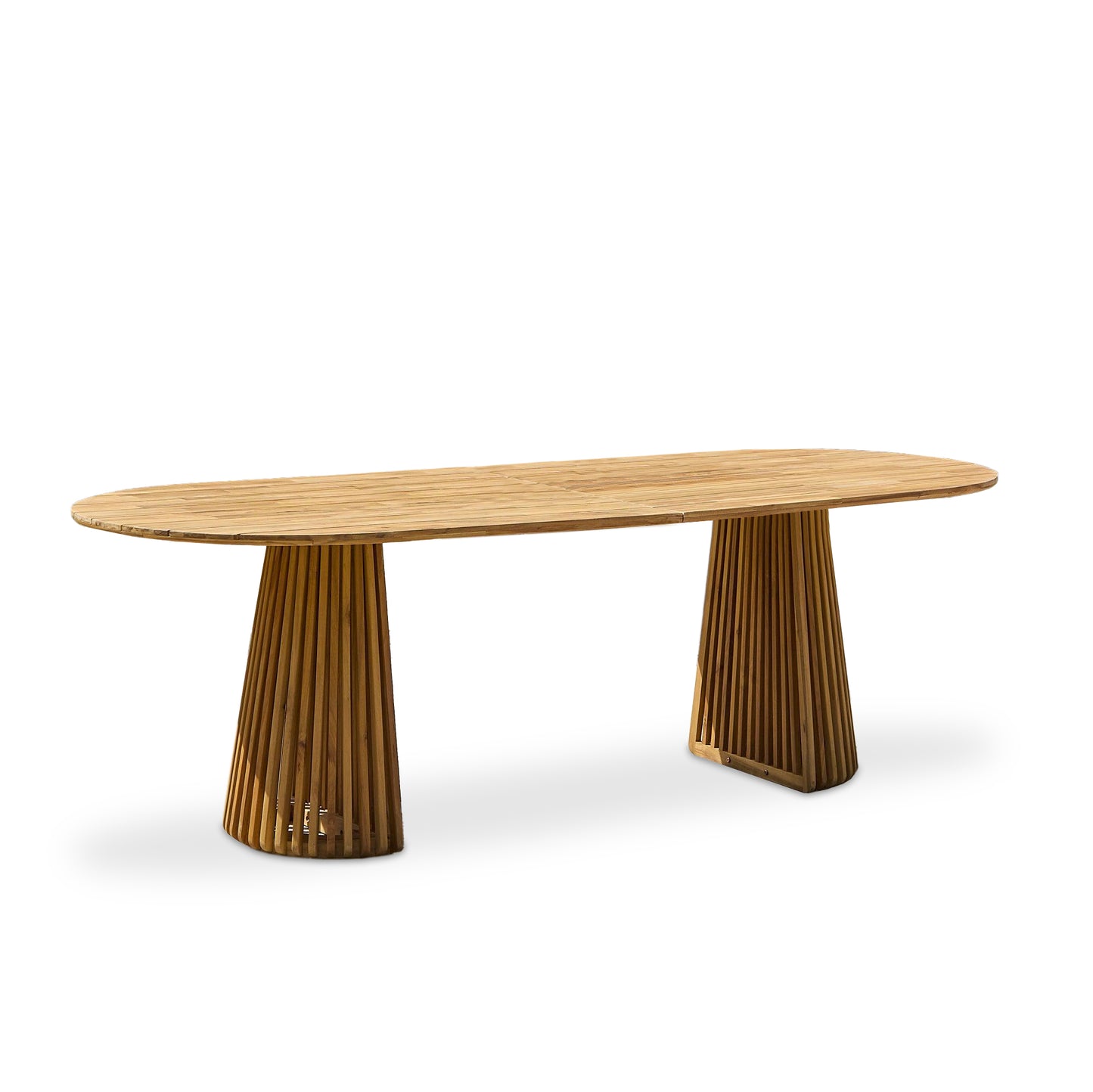 Willow 6 Seater Wooden Garden Dining Table - Laura James