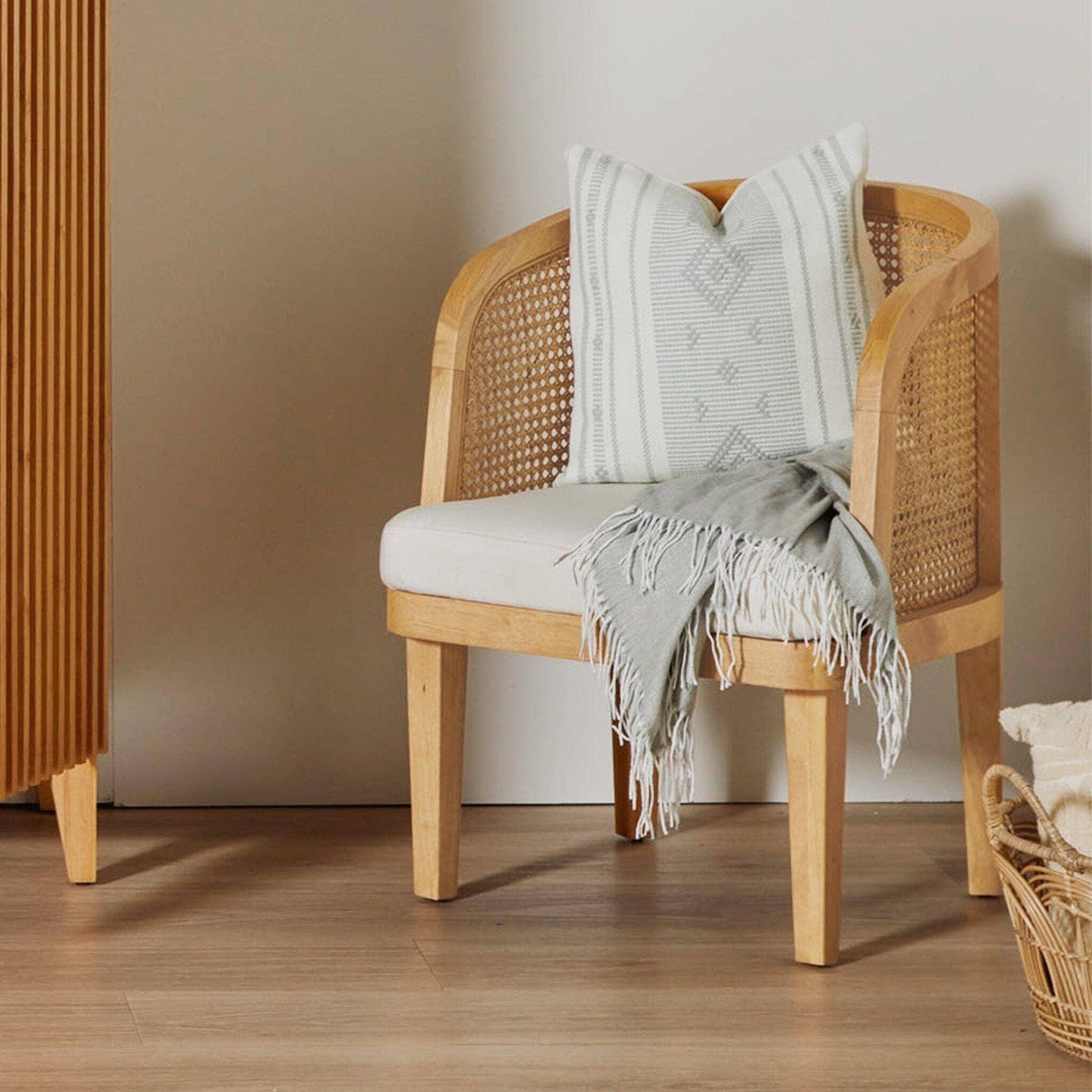 Willow Pale Oak Accent Chair - Laura James