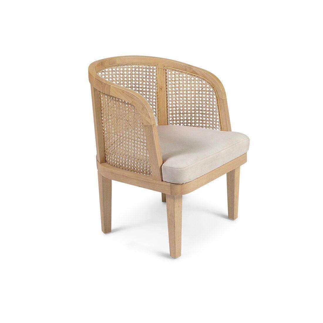 Willow Pale Oak Accent Chair - Laura James