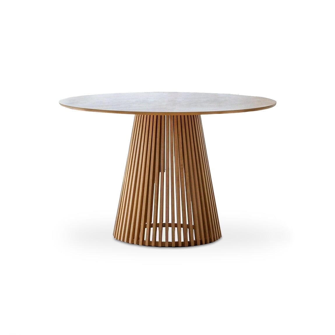 Willow 4 Seater Round Wooden Table - Laura James