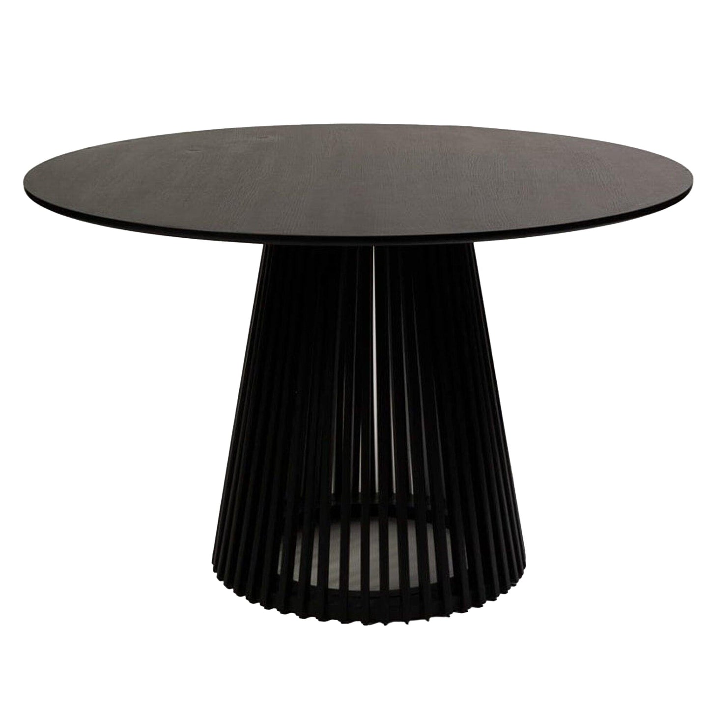 Willow Black Round Dining Table - Laura James