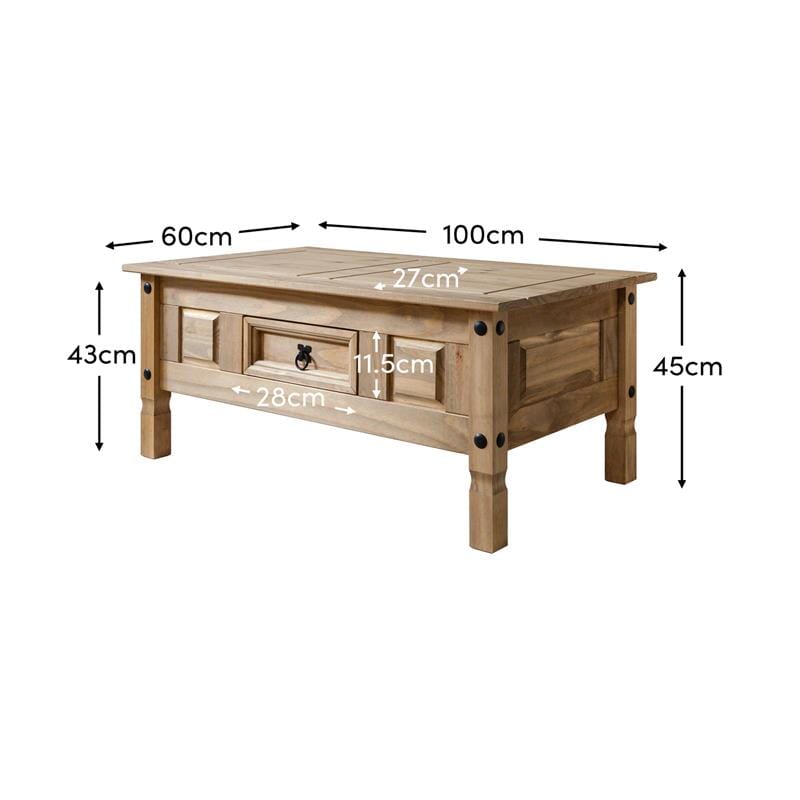 Wooden Coffee Table - Laura James
