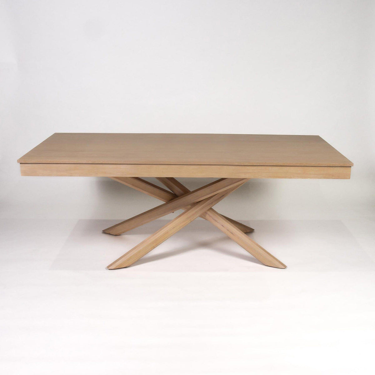 Amelia Whitewash Oak Dining Table -Laura James