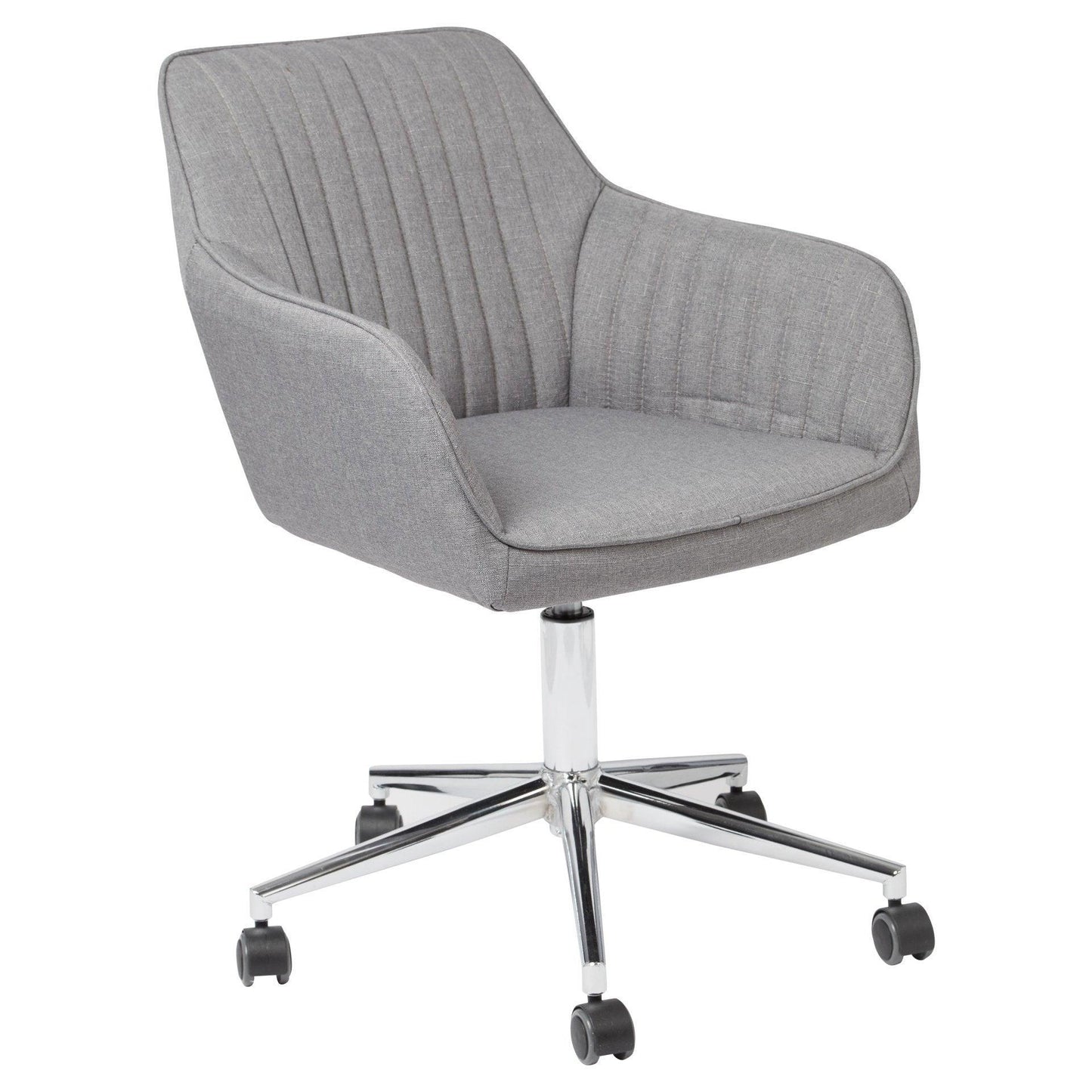 Anna grey swivel chair - Laura James