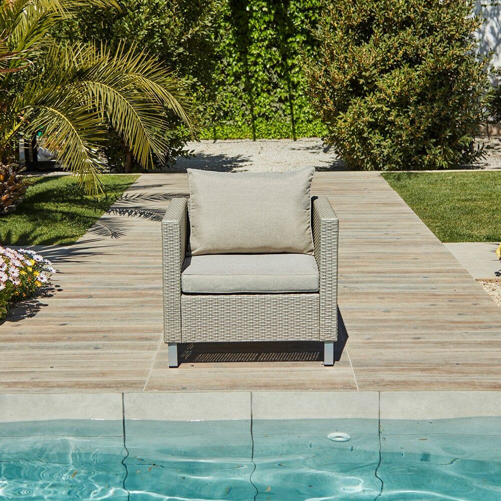 Aria Rattan Garden Sofa Set with Parasol - Laura James