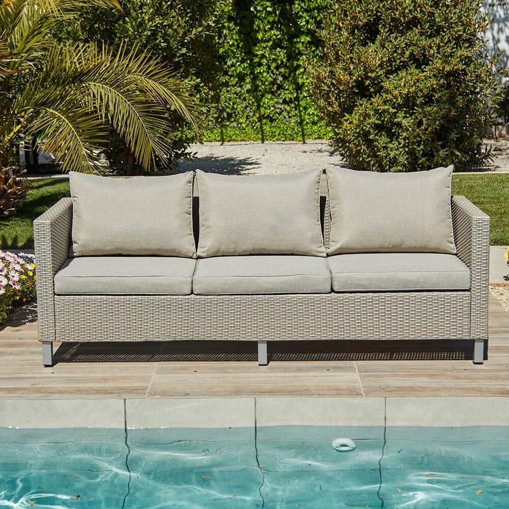 Aria Rattan Garden Sofa Set with Parasol - Laura James