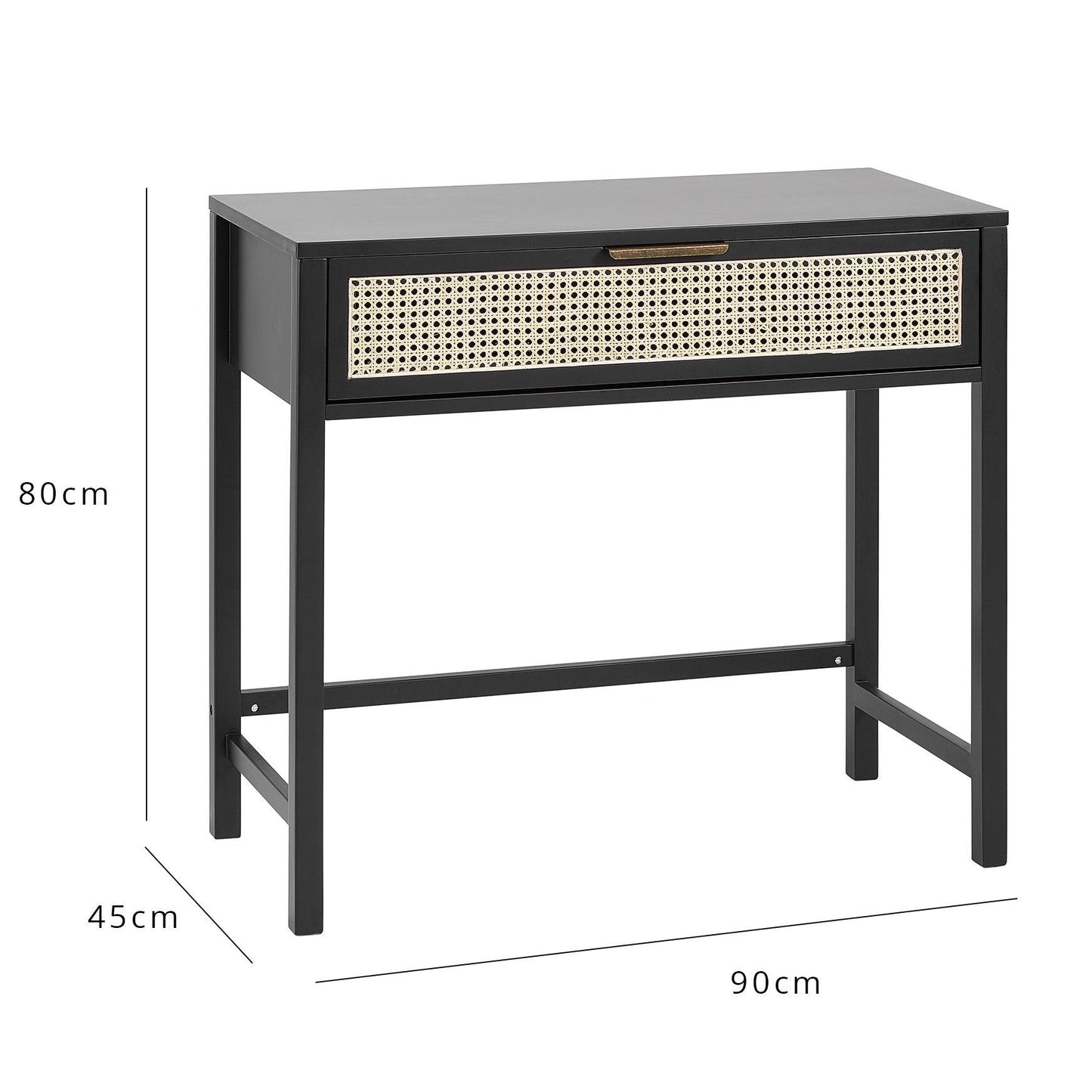 Charlie dressing table - black - Laura James