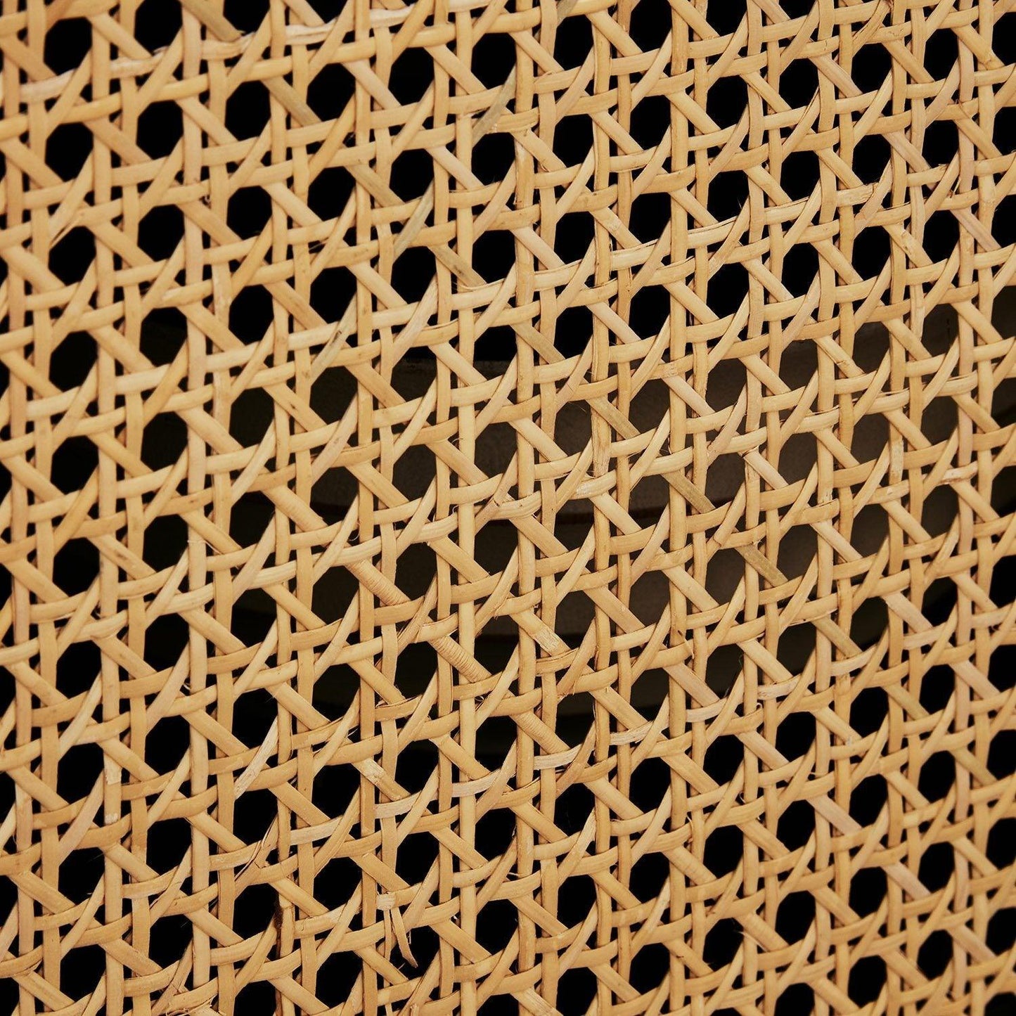 Charlie TV unit - cane front - black - Laura James