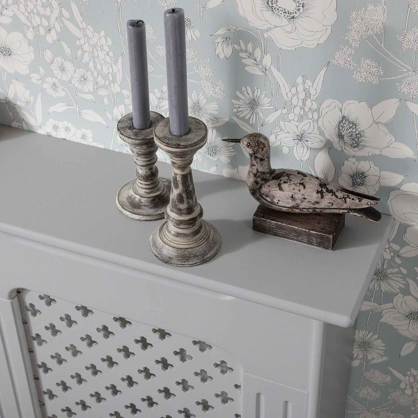 Edith radiator cover - grey - large - Laura James