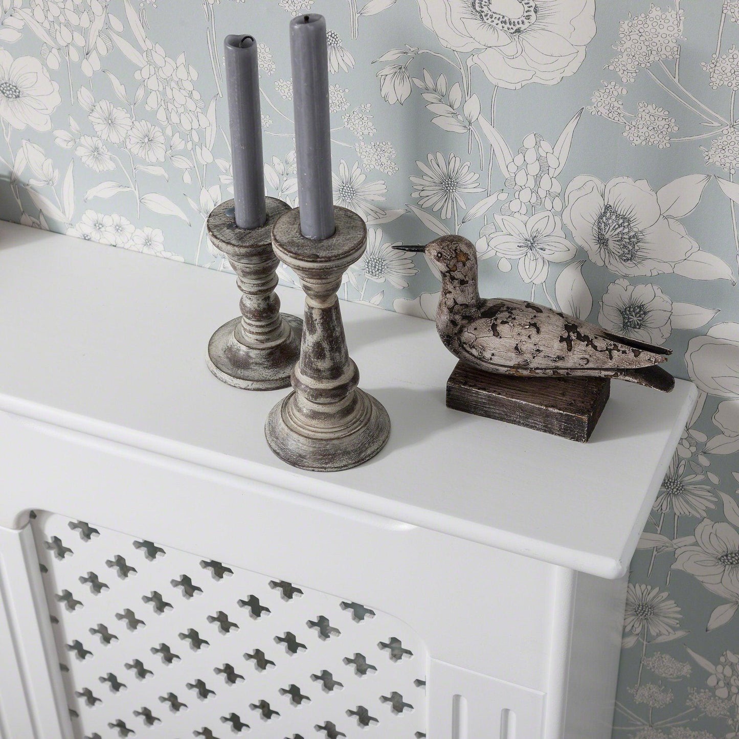 Radiator Cover - White Painted - Large - Laura James