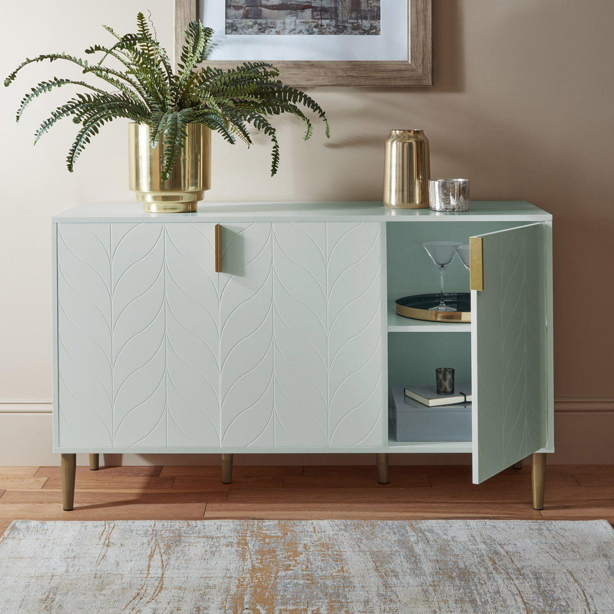 Gloria sideboard - sage green - Laura James