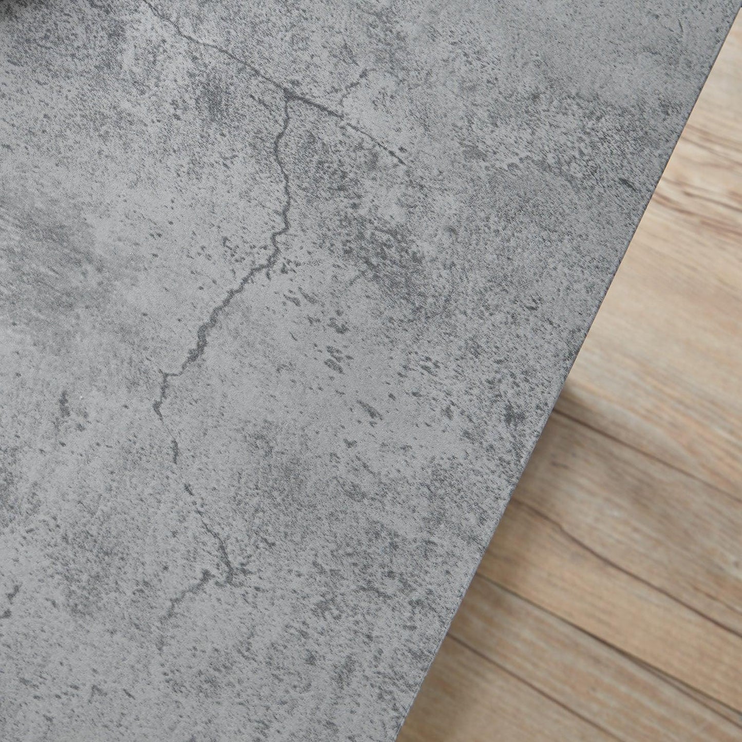 Jay coffee table and side table set - concrete effect and chrome - laura James