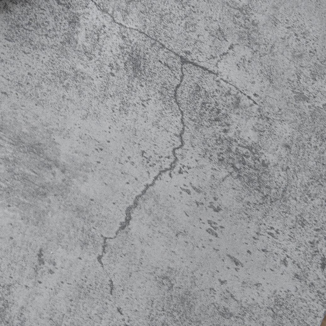 Jay console table - concrete effect and chrome - Laura James