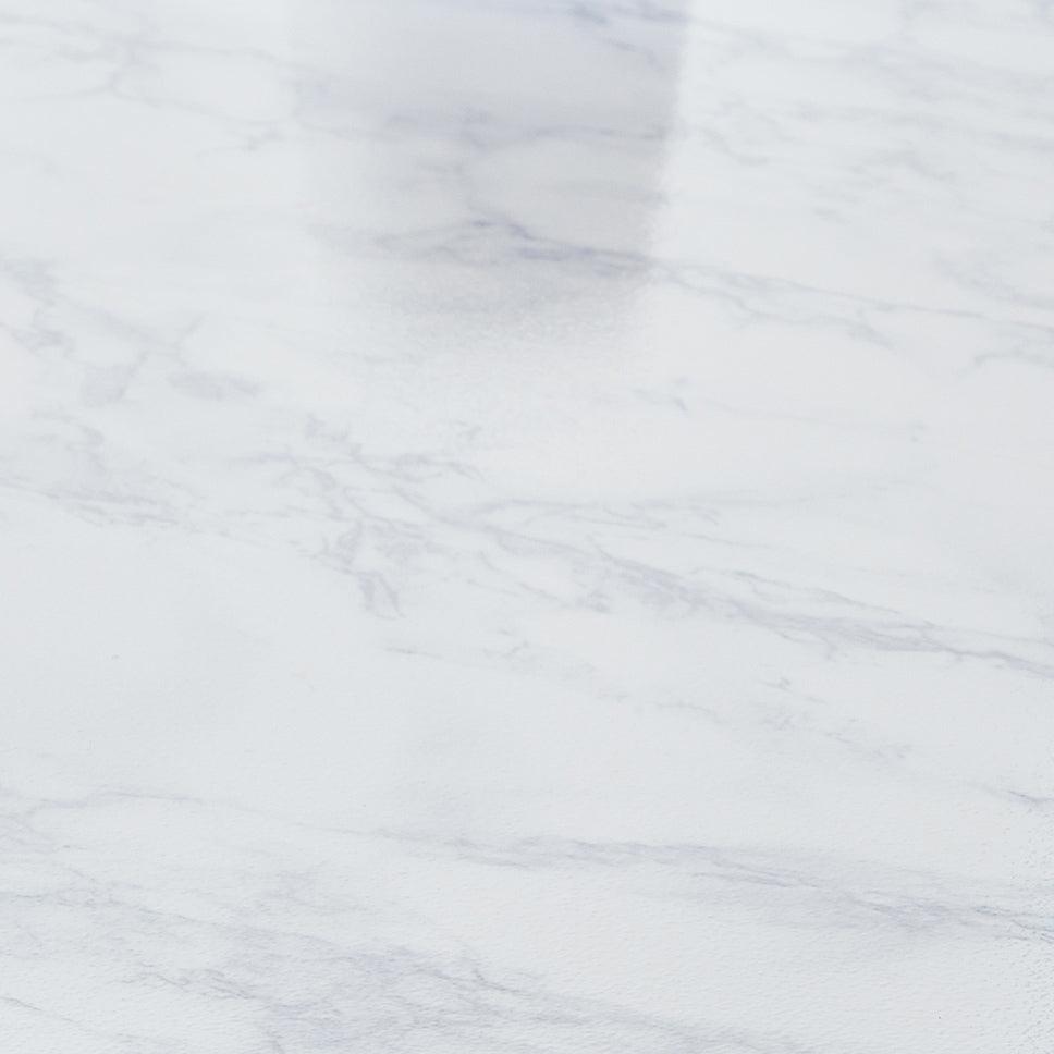 Jay desk - marble effect and chrome - Laura James