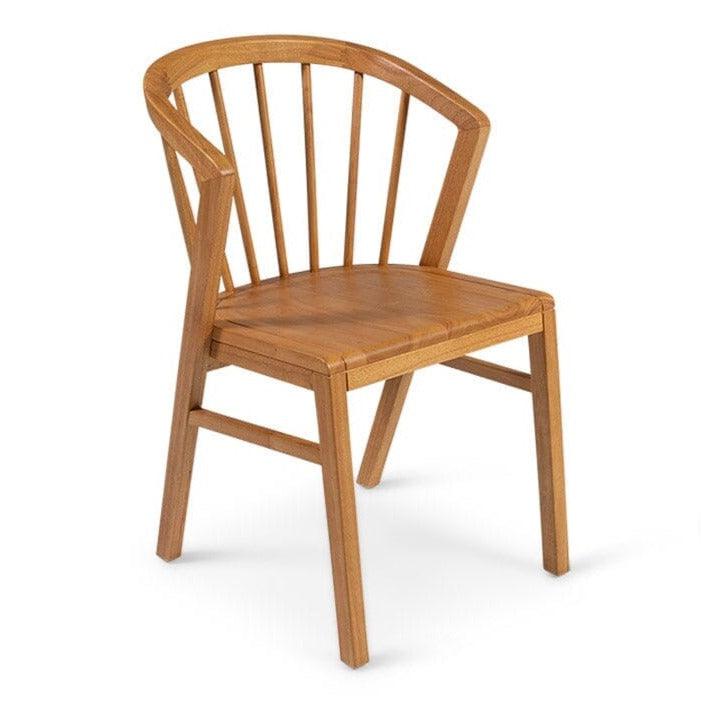 Oak Wooden Spindle Dining Chairs - Laura James