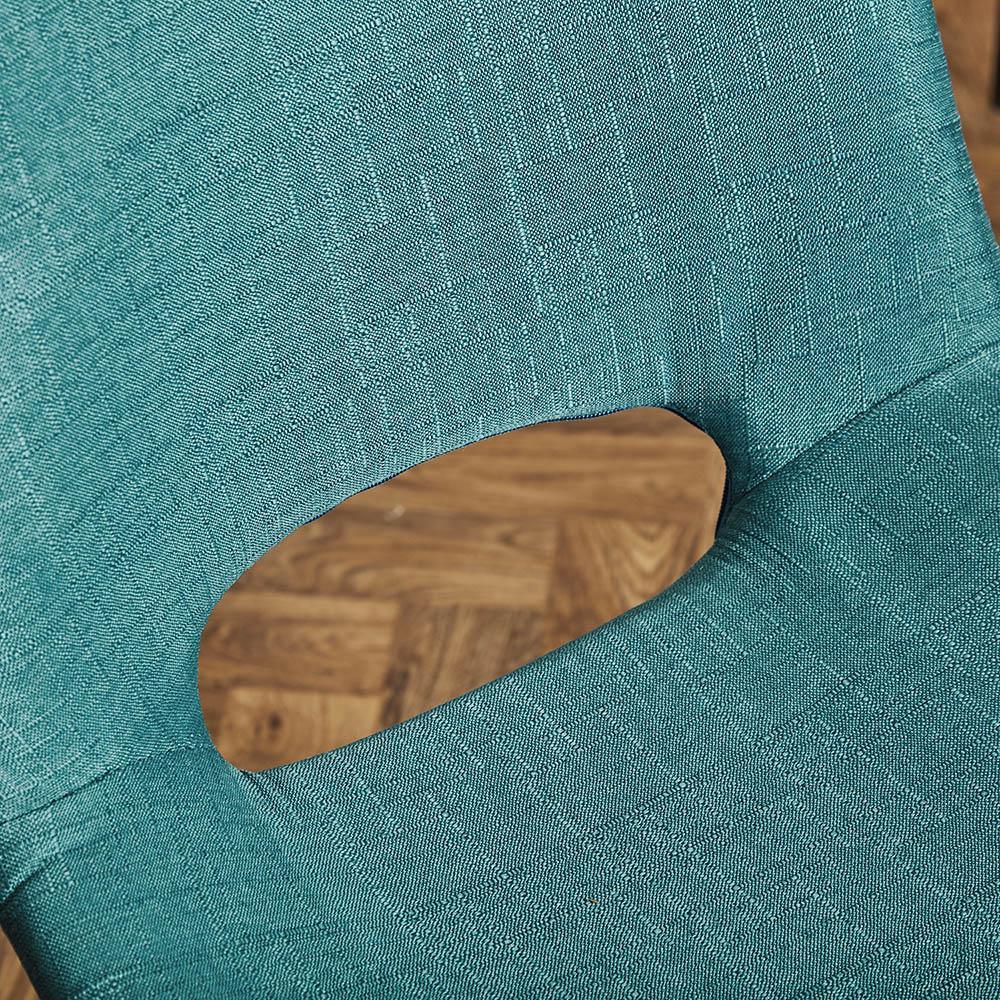 Margot dining chairs x2 - teal and brass- Laura James