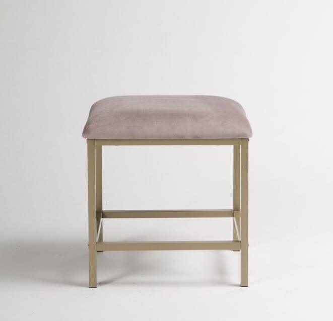 Marie dressing table stool - pink