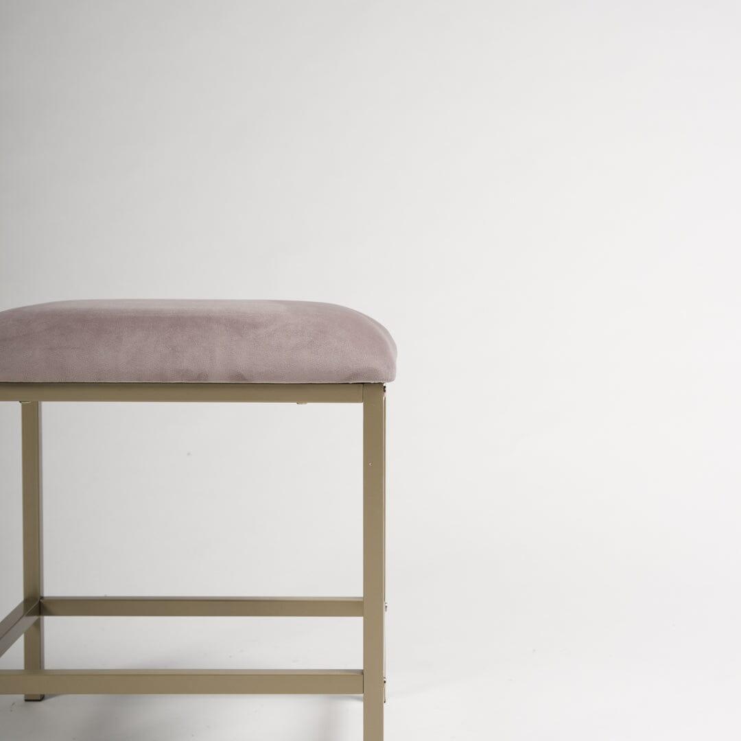 Marie dressing table stool - pink