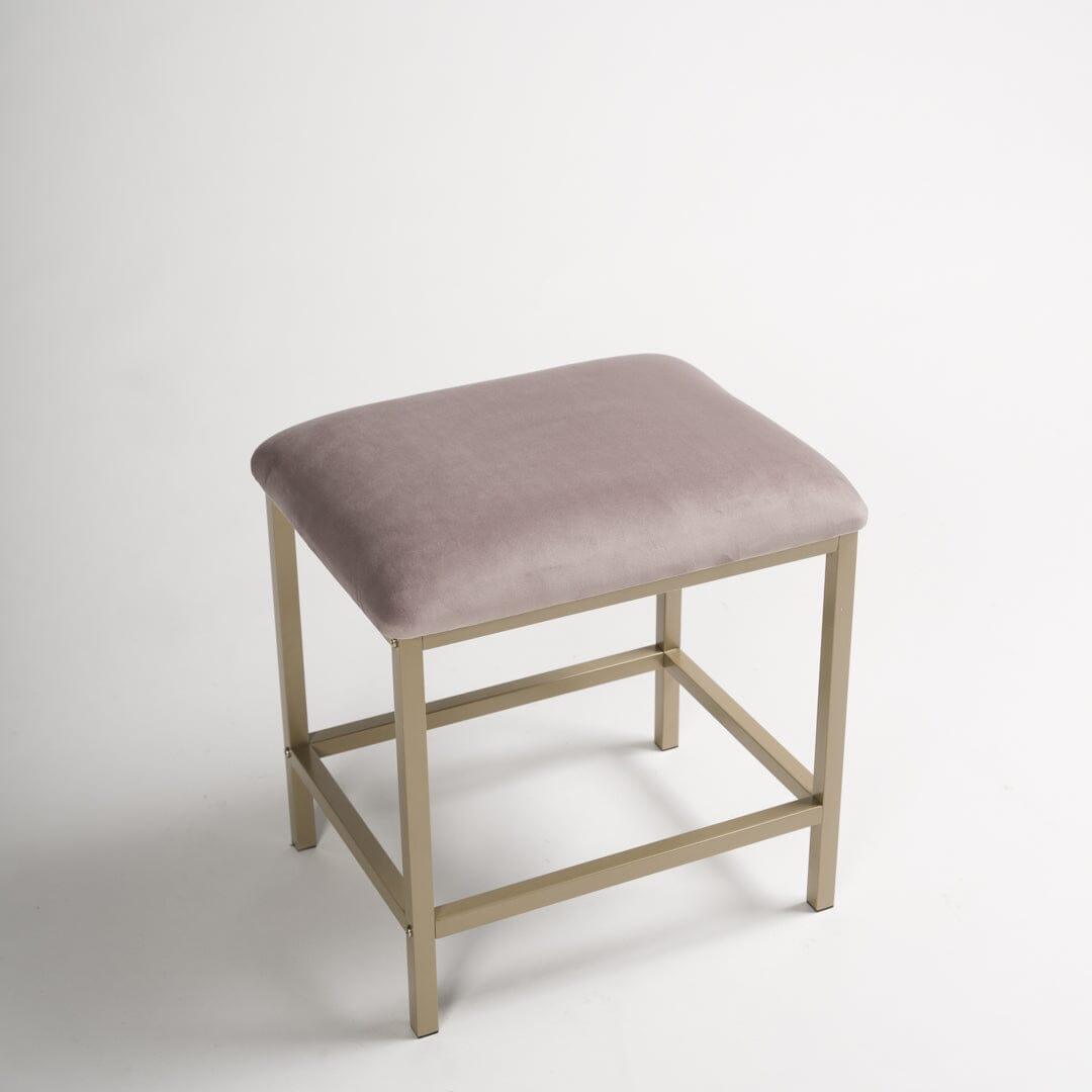 Marie dressing table stool - pink