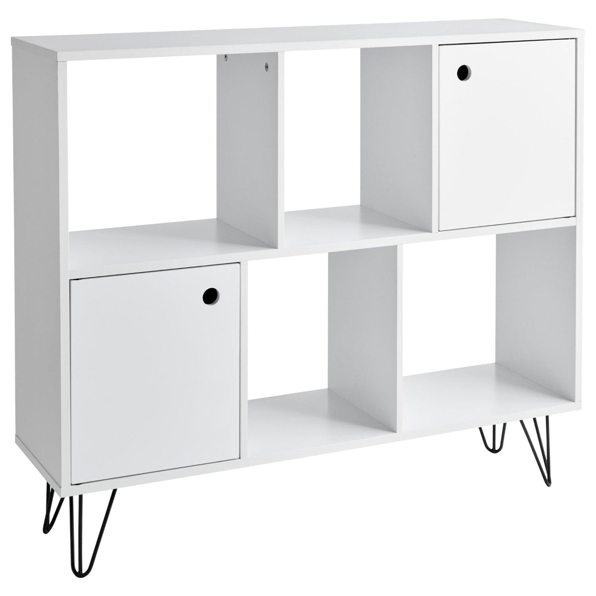 OUTLET-Anderson Bookcase - White - Laura James