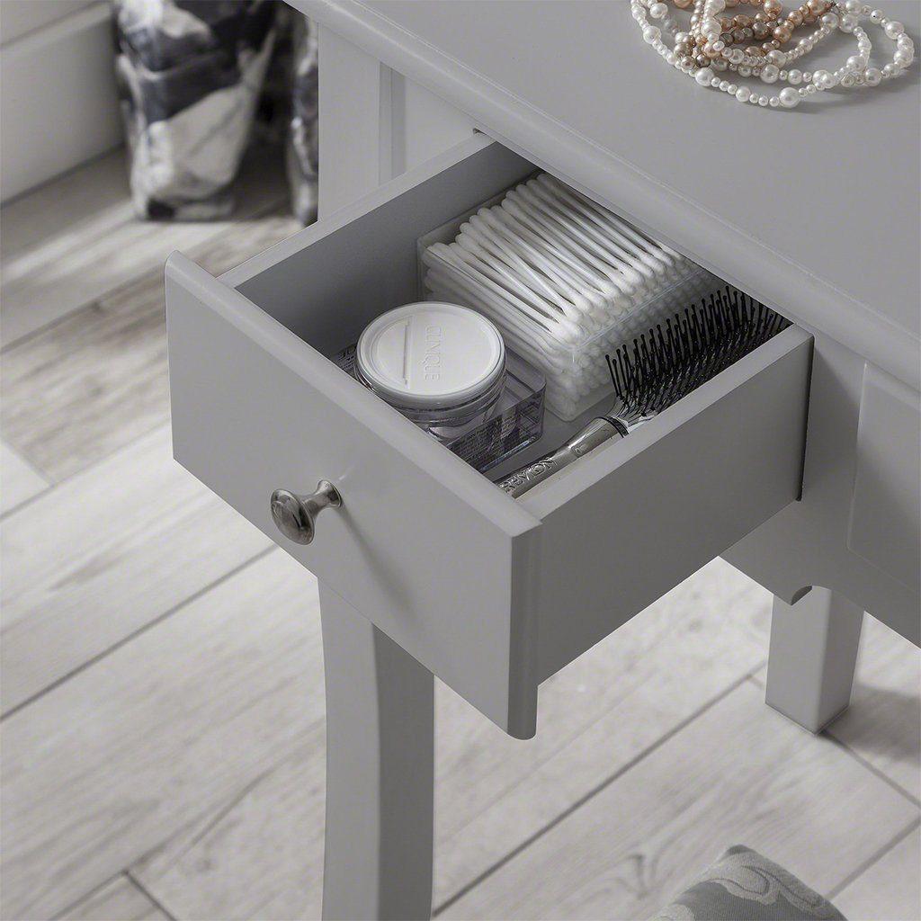 OUTLET-Capri Dressing Table Grey - Laura James