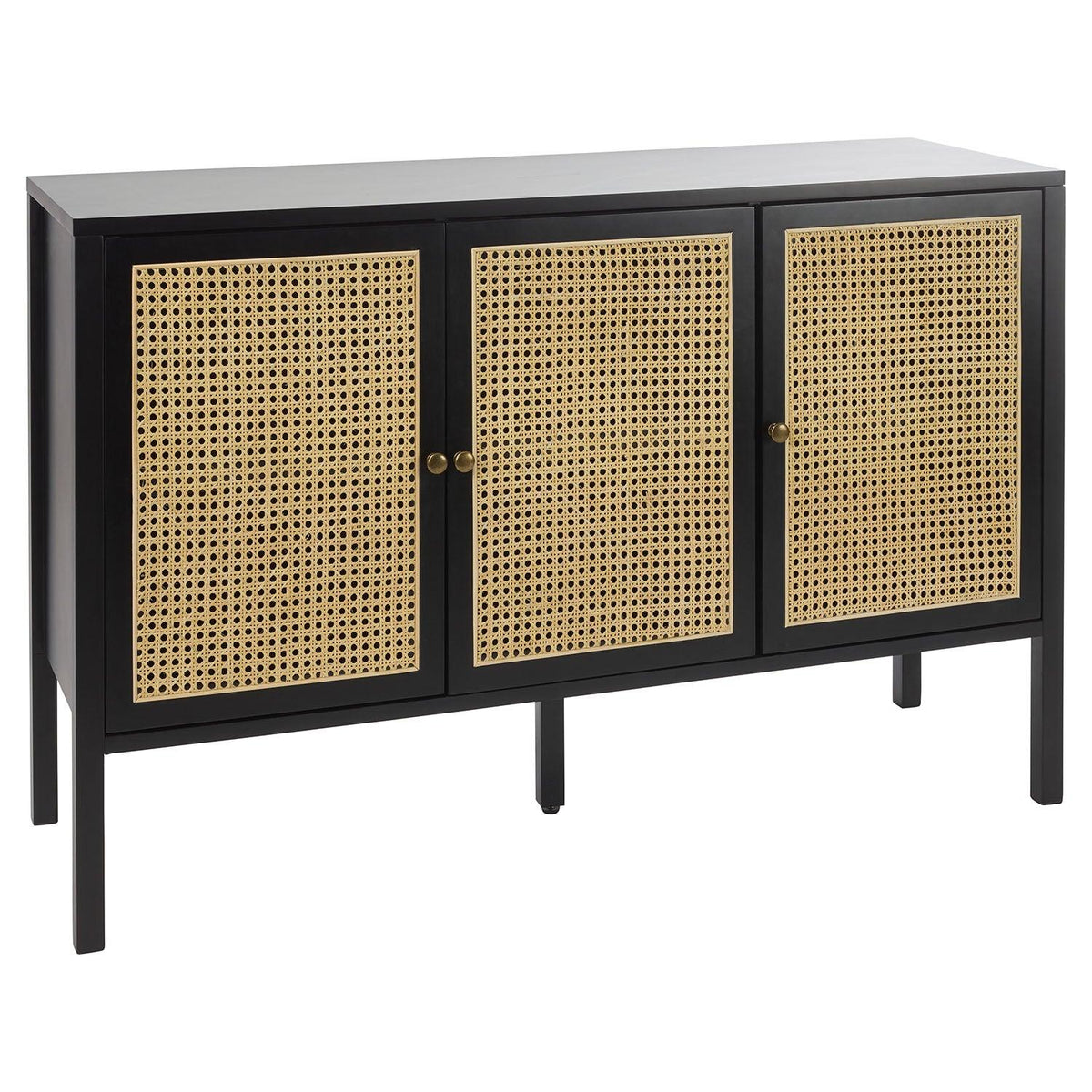 OUTLET - Charlie 3 Door Sideboard - Black
