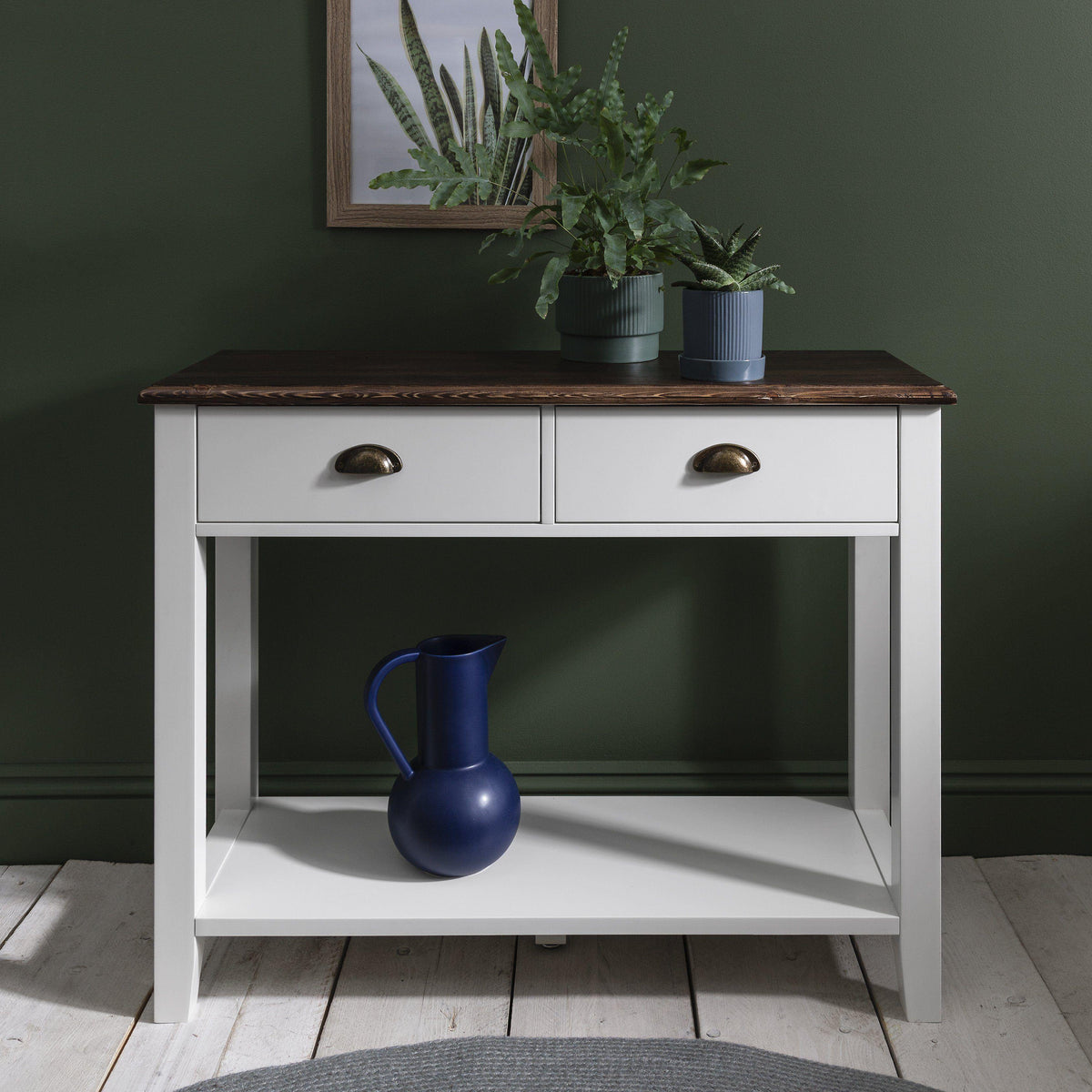 Chatsworth Console Table in White - Laura James