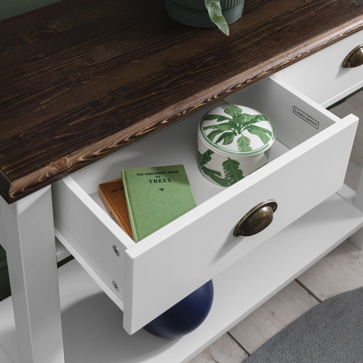Chatsworth Console Table in White - Laura James