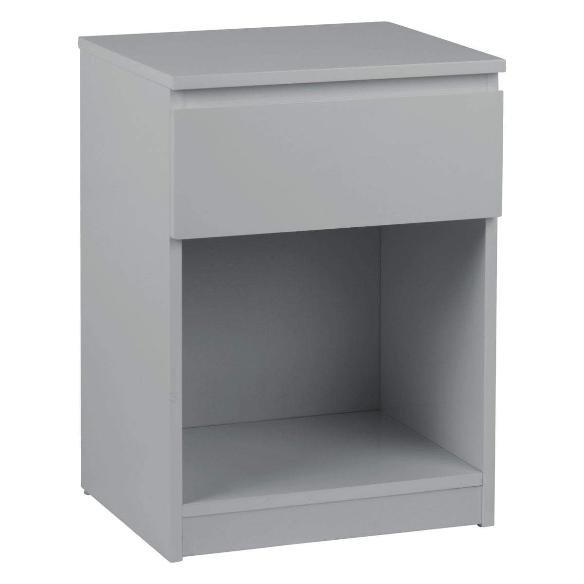 Outlet – Clemmie bedside table - high gloss - grey - Laura James
