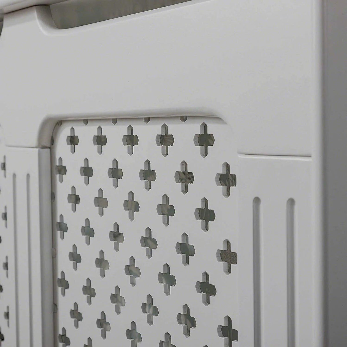 Edith radiator cover - grey - adjustable - Laura James