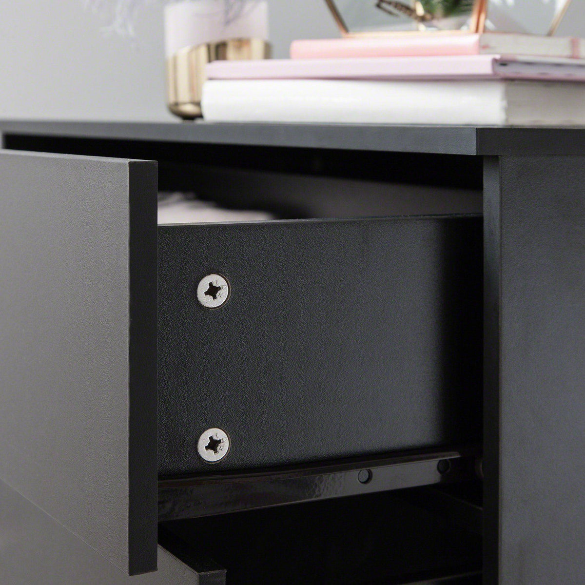 Chest of Drawers - Black - Laura James