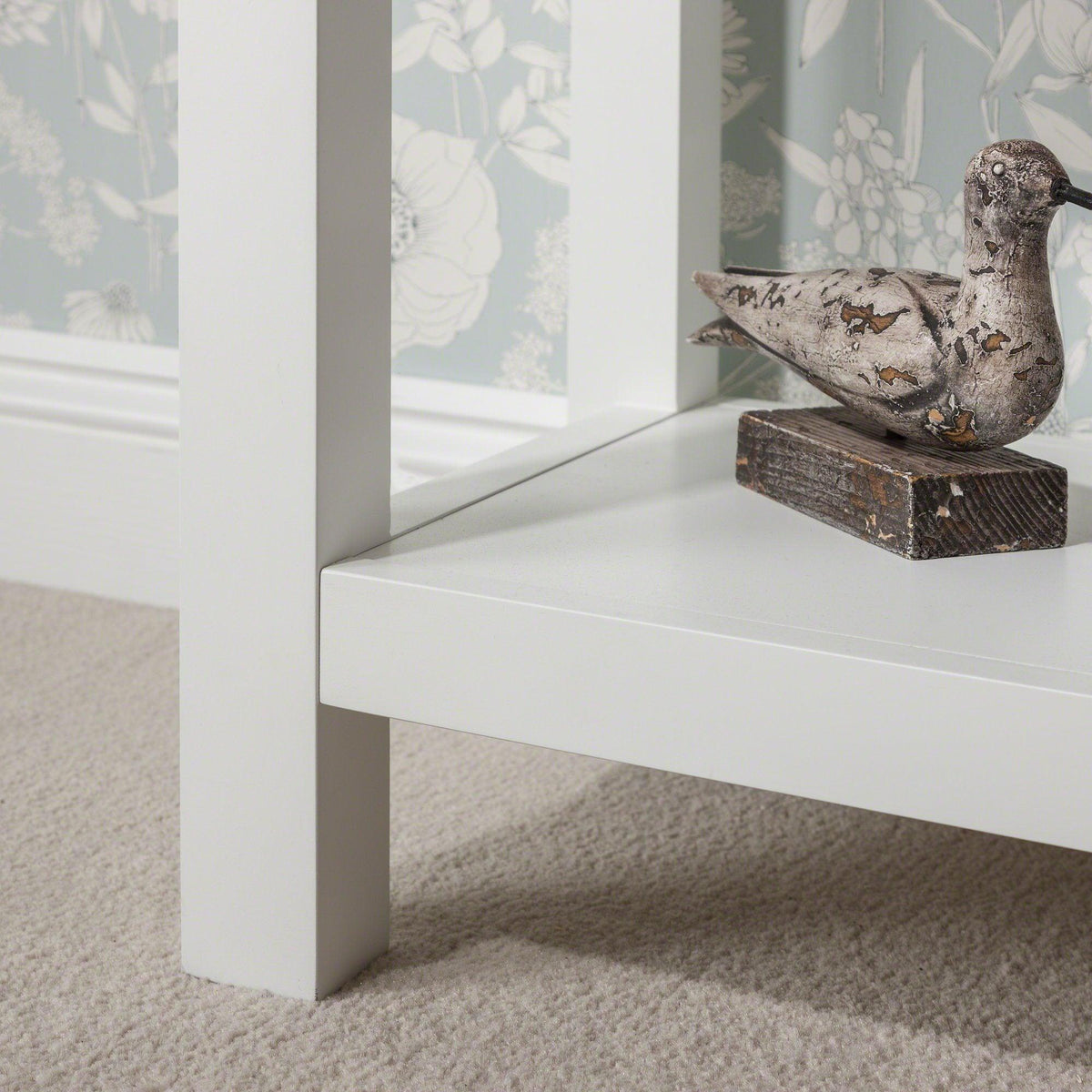OUTLET-2 Drawer Console Table - White - Laura James