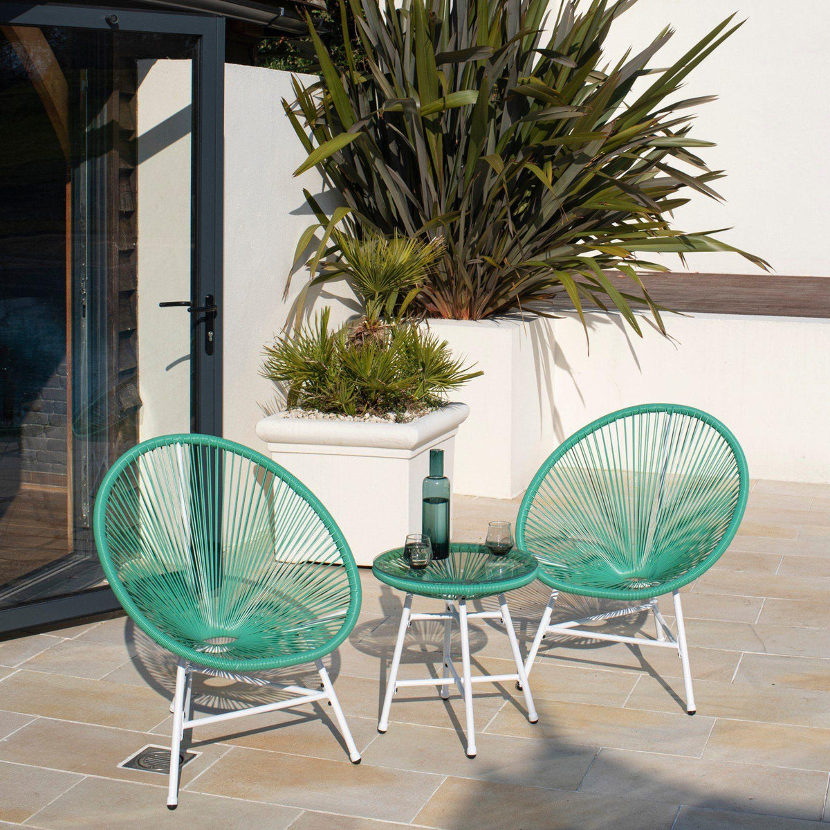 Hebe String Bistro Set - Mint Green - Laura James