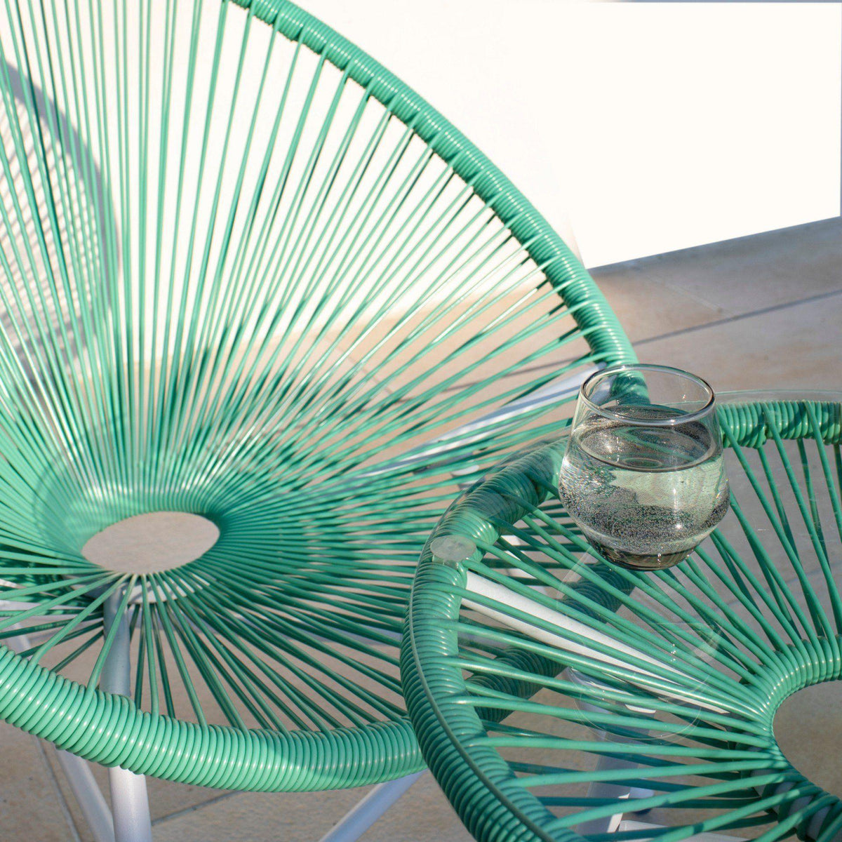 Hebe String Bistro Set - Mint Green - Laura James