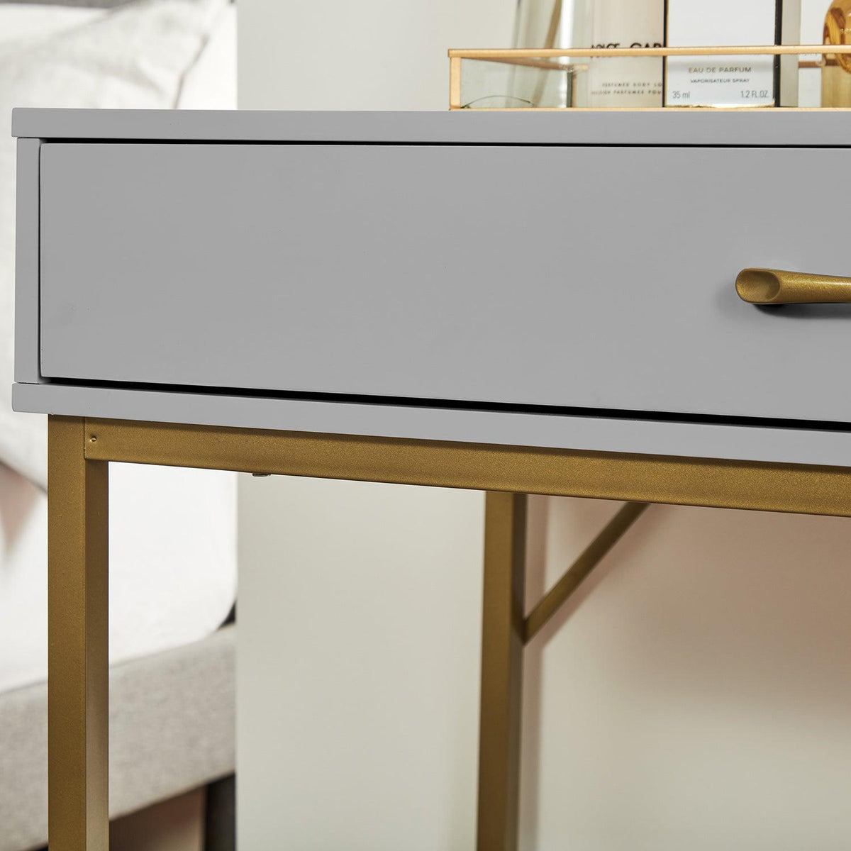 Marie small desk - grey - Laura James
