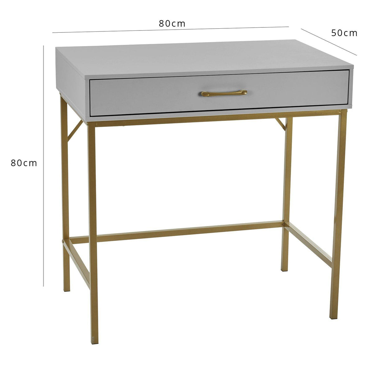Marie small desk - grey - Laura James