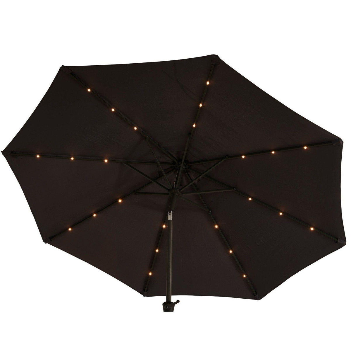 Outlet - Premium Round 2.7M Parasol - Grey - Laura James