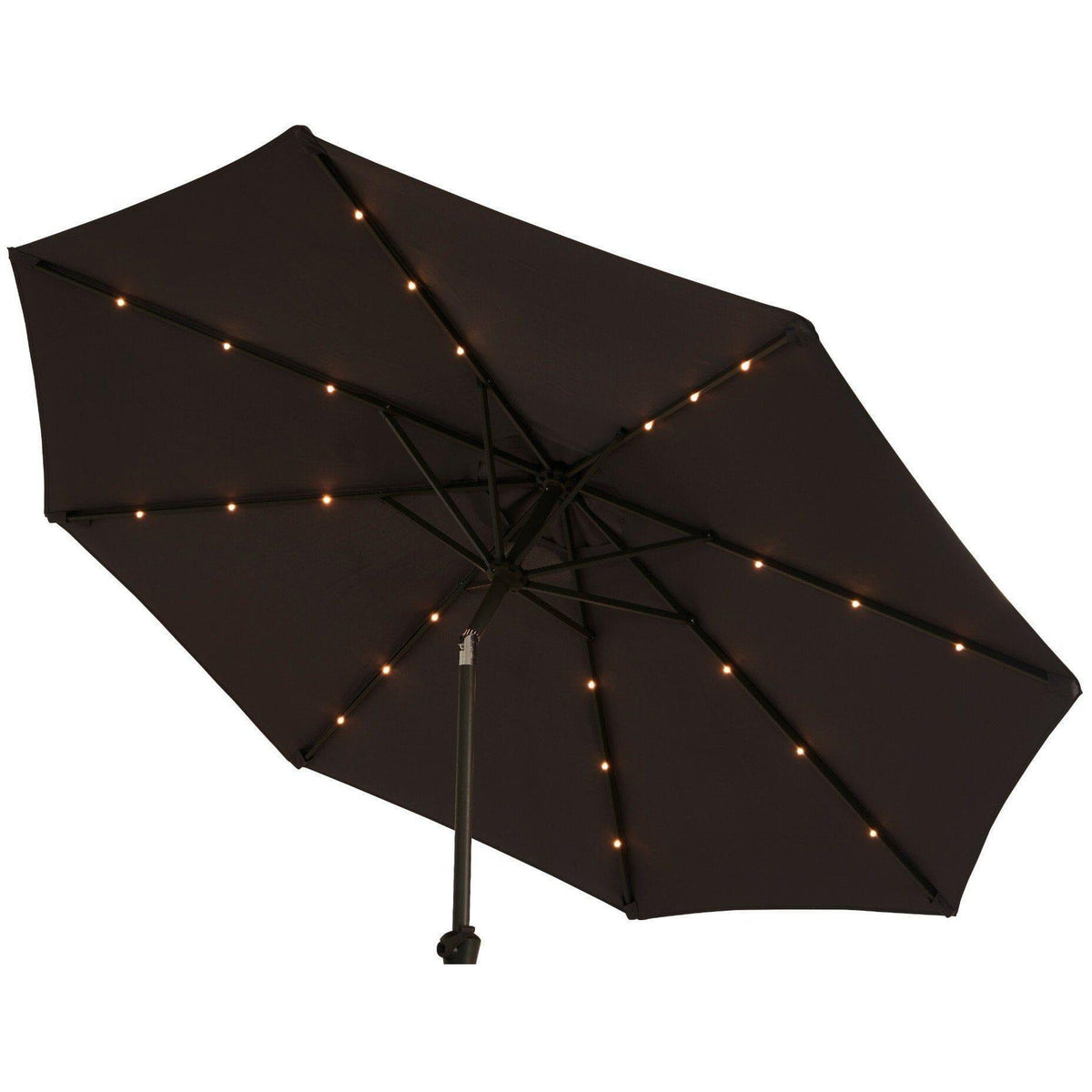 Outlet - Premium Round 2.7M Parasol - Grey - Laura James